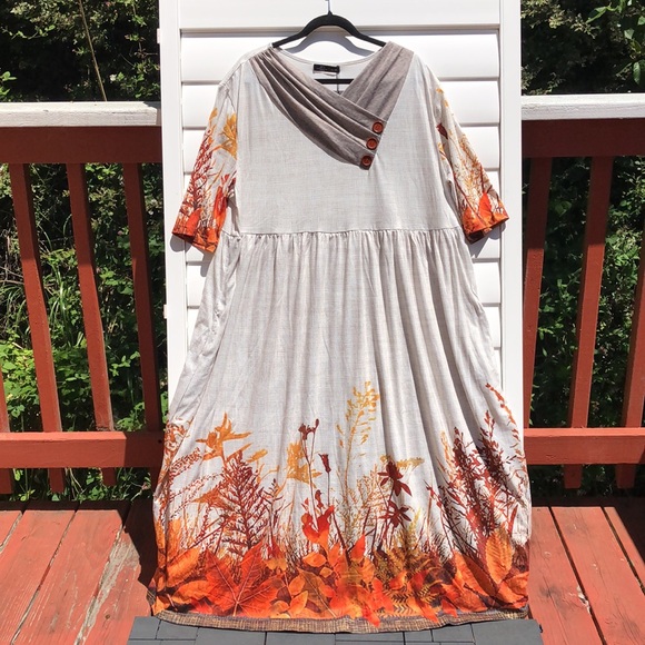 NWT just fashion now maxi fall dress size 2XL - Picture 4 of 16